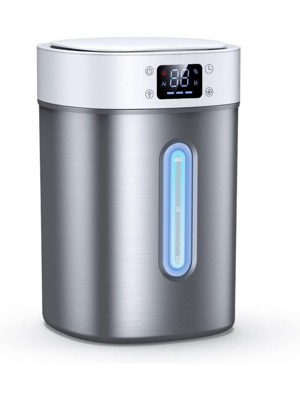 Stainless Steel Humidifier for Bedroom, Large Room, Nursery & Plants - Quiet